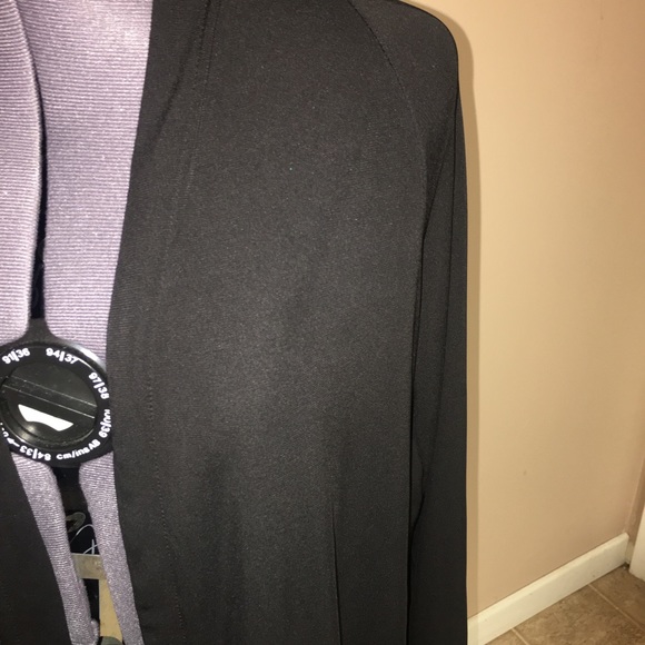 Talbots Sweaters - Talbots black open front cardigan petite Plus 1X